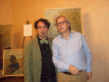 Fabrizio Berti e Vittorio Sgarbi