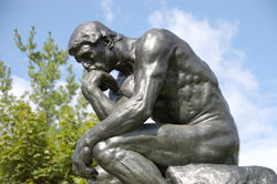 Il pensatore di Auguste Rodin