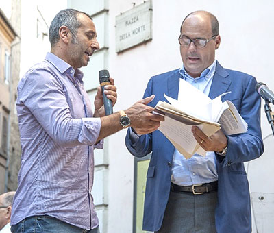 Lucio Matteucci e Nicola Zingaretti