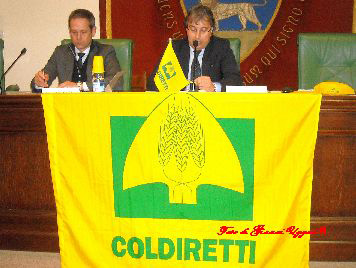 Mauro Pacifici e Andrea Renna, presidente e direttore di Coldiretti Viterbo