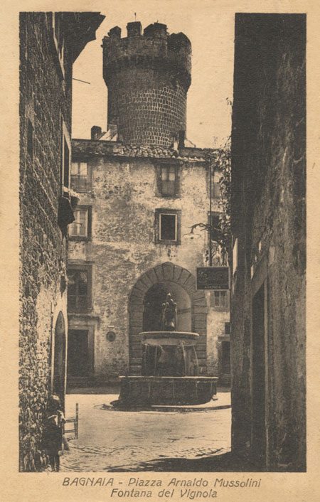 Bagnaia Piazza Arnaldo Mussolini, anni '30