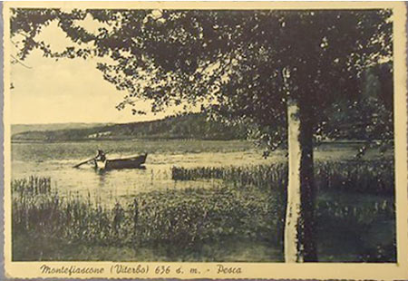 Anni '50 - Montefiascone, pesca sul Lago di Bolsena (Archivio Mauro Galeotti)