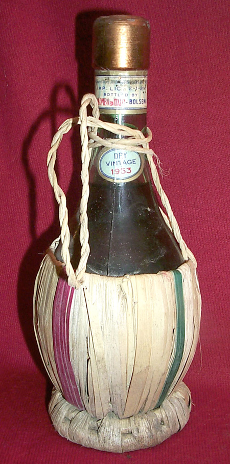 Fiasco di vino del 1953 (Collezione Mauro Galeotti)